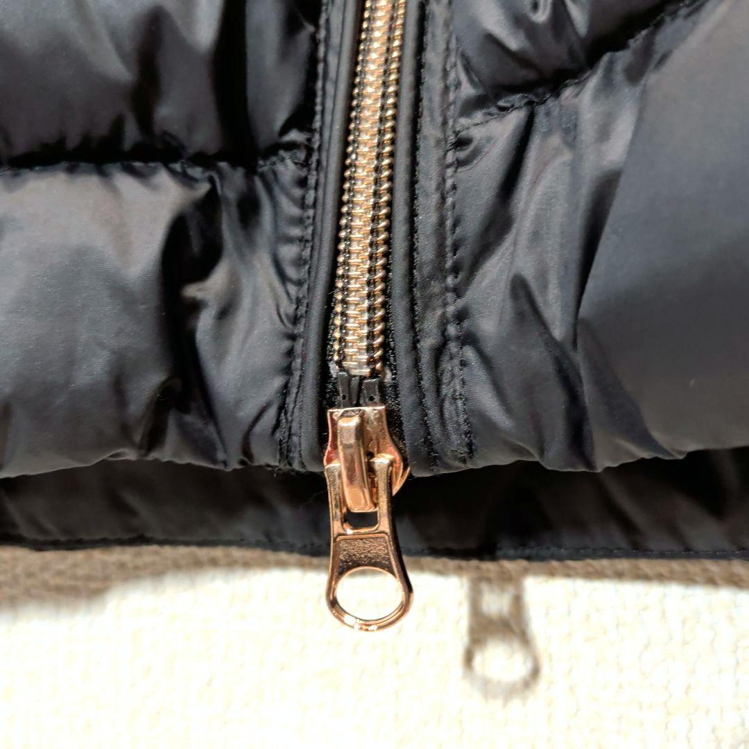 美品　M　EMPORIO ARMANI EA7 黒　キルティングデザイン　コート