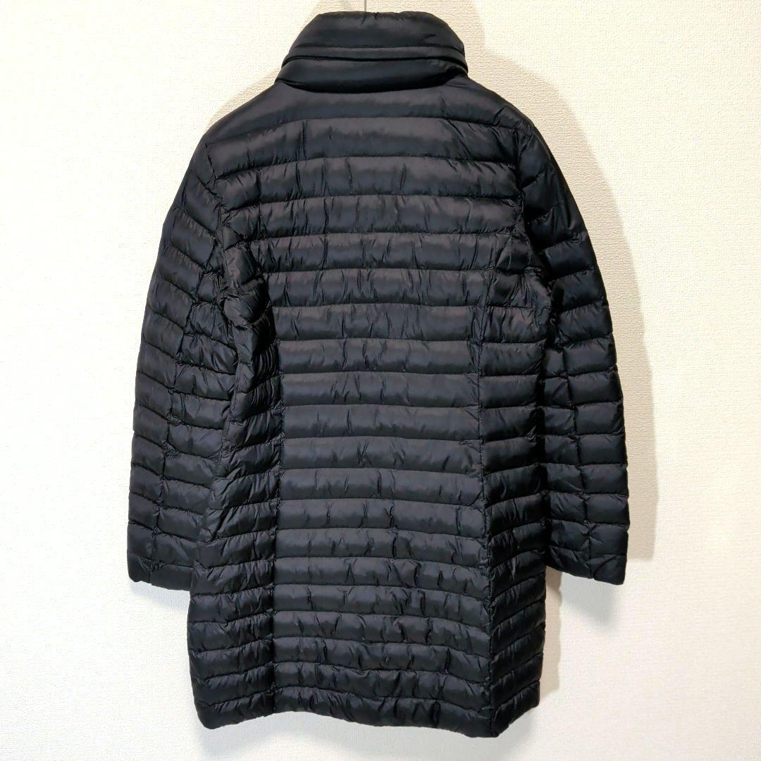 美品　M　EMPORIO ARMANI EA7 黒　キルティングデザイン　コート