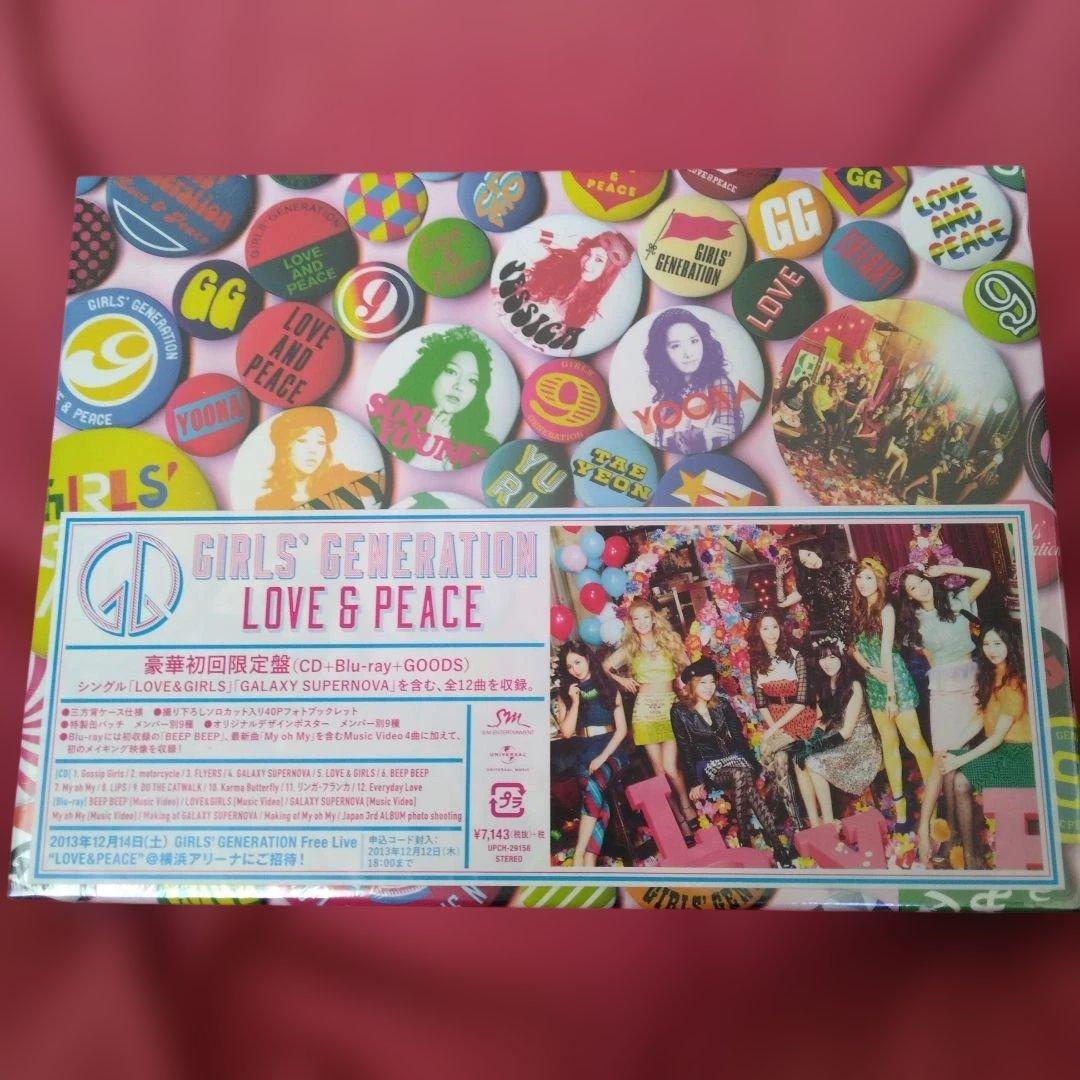 GIRLS' GENERATION LOVE & PEACE　初回限定　新品