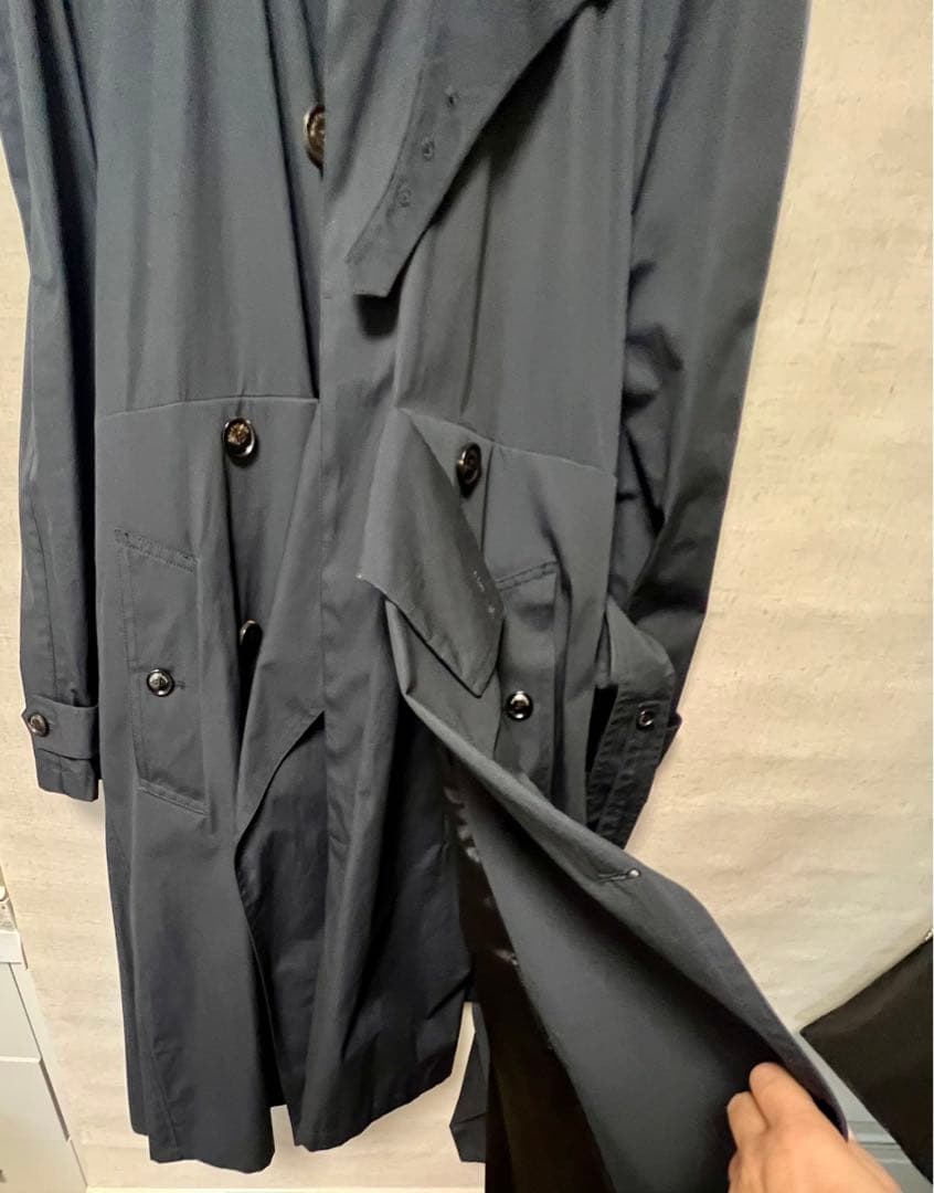 バレンシアガ☆ランウェイトレンチコート☆ネイビー