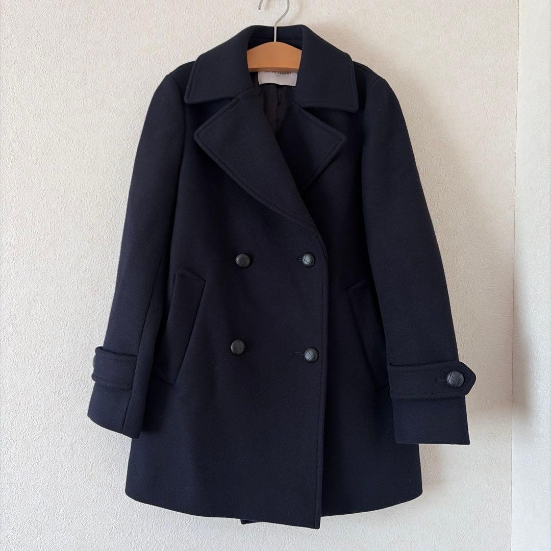 美品 UNITED ARROWS ユナイテッドアローズ ウールPコート