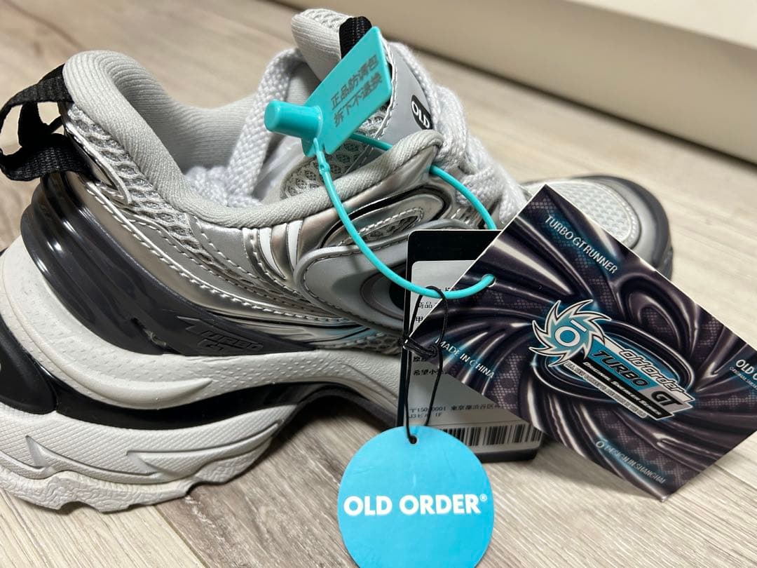 新品 【OLD ORDER】TURBO GT / WHITE-SILVER