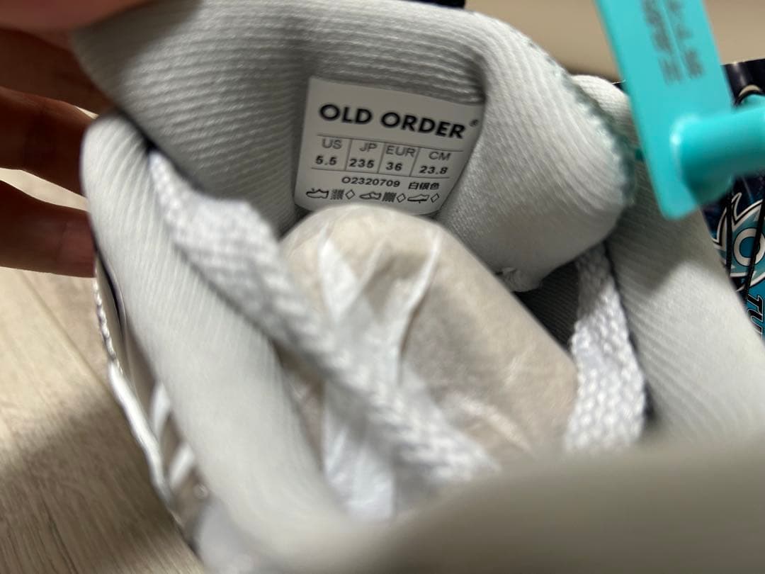 新品 【OLD ORDER】TURBO GT / WHITE-SILVER