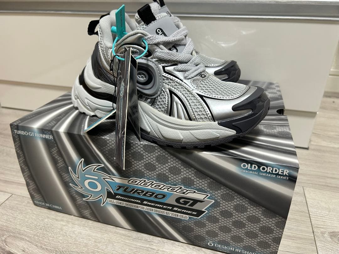 新品 【OLD ORDER】TURBO GT / WHITE-SILVER