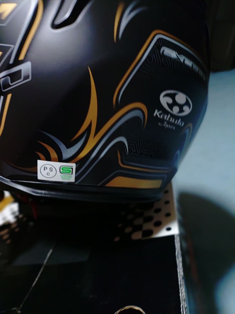 Kabuto EXCEED SWORD XL フラットブラックゴールド