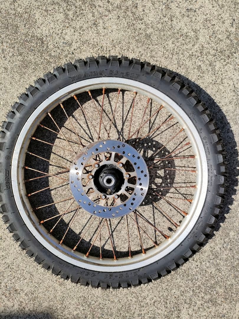 1KH YAMAHA/ヤマハ SEROW セロー225 フロントホイール　タイヤ