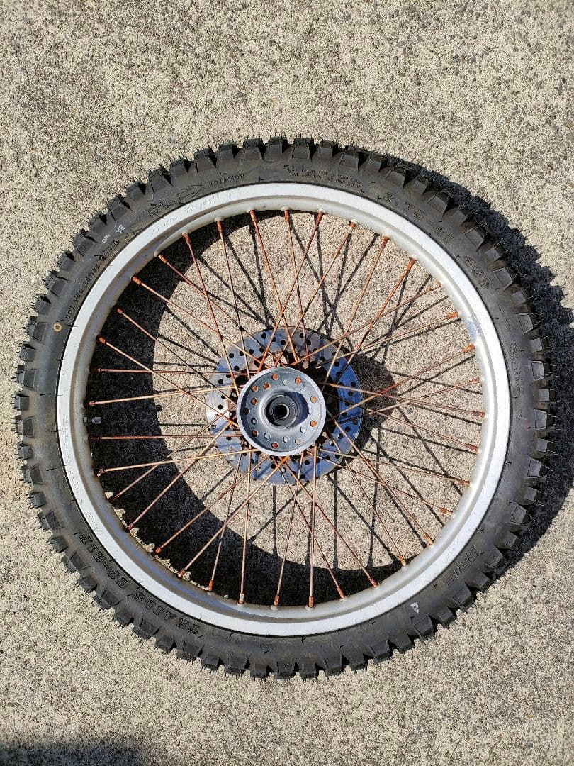 1KH YAMAHA/ヤマハ SEROW セロー225 フロントホイール　タイヤ