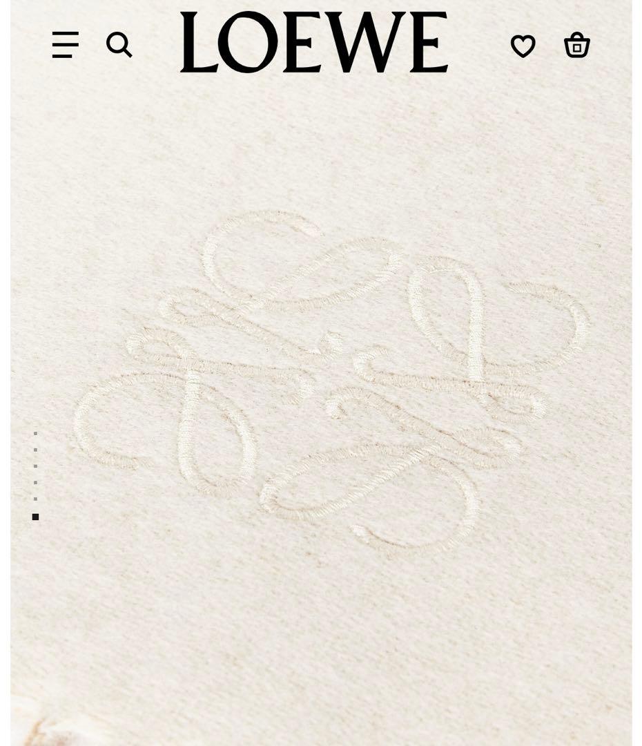 【値下げ中‼️正規品】LOEWE ロエベ バイカラースカーフ(ウール&カシミヤ)