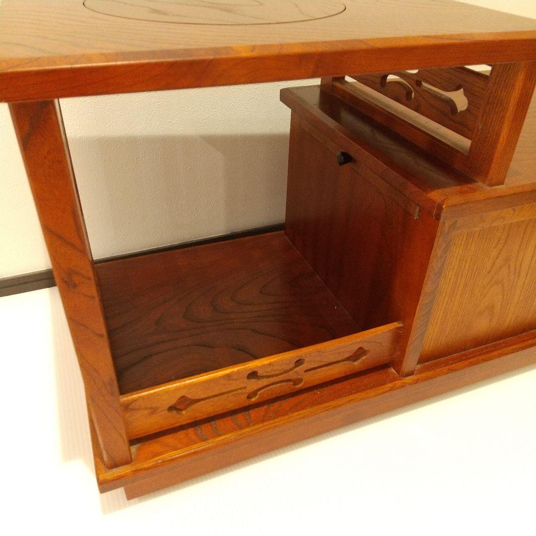 昭和レトロ カリモク 木製 キャスター付き