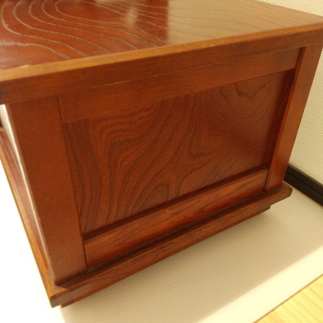 昭和レトロ カリモク 木製 キャスター付き