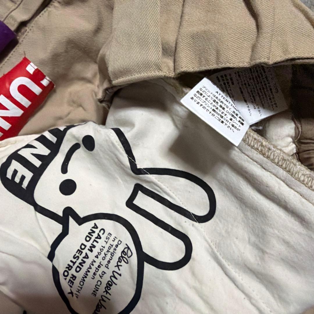 CUNE 6連　チノパン　パンツ　うさぎ　2 切替え