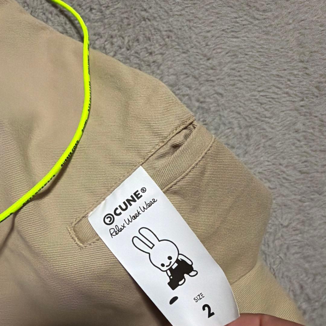 CUNE 6連　チノパン　パンツ　うさぎ　2 切替え