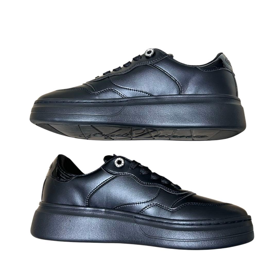 【極美品】+diana サステナブルスニーカー　ブラック　23㎝