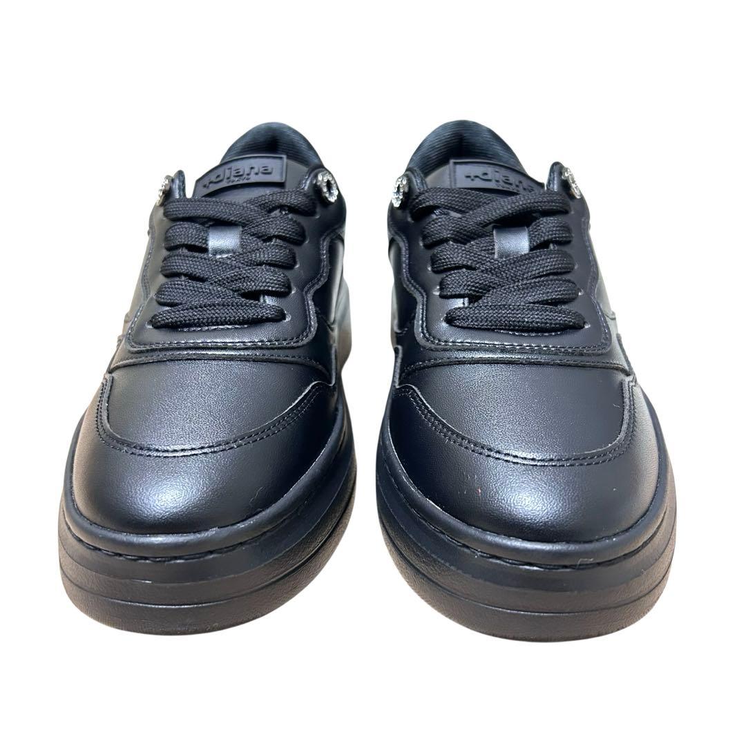 【極美品】+diana サステナブルスニーカー　ブラック　23㎝