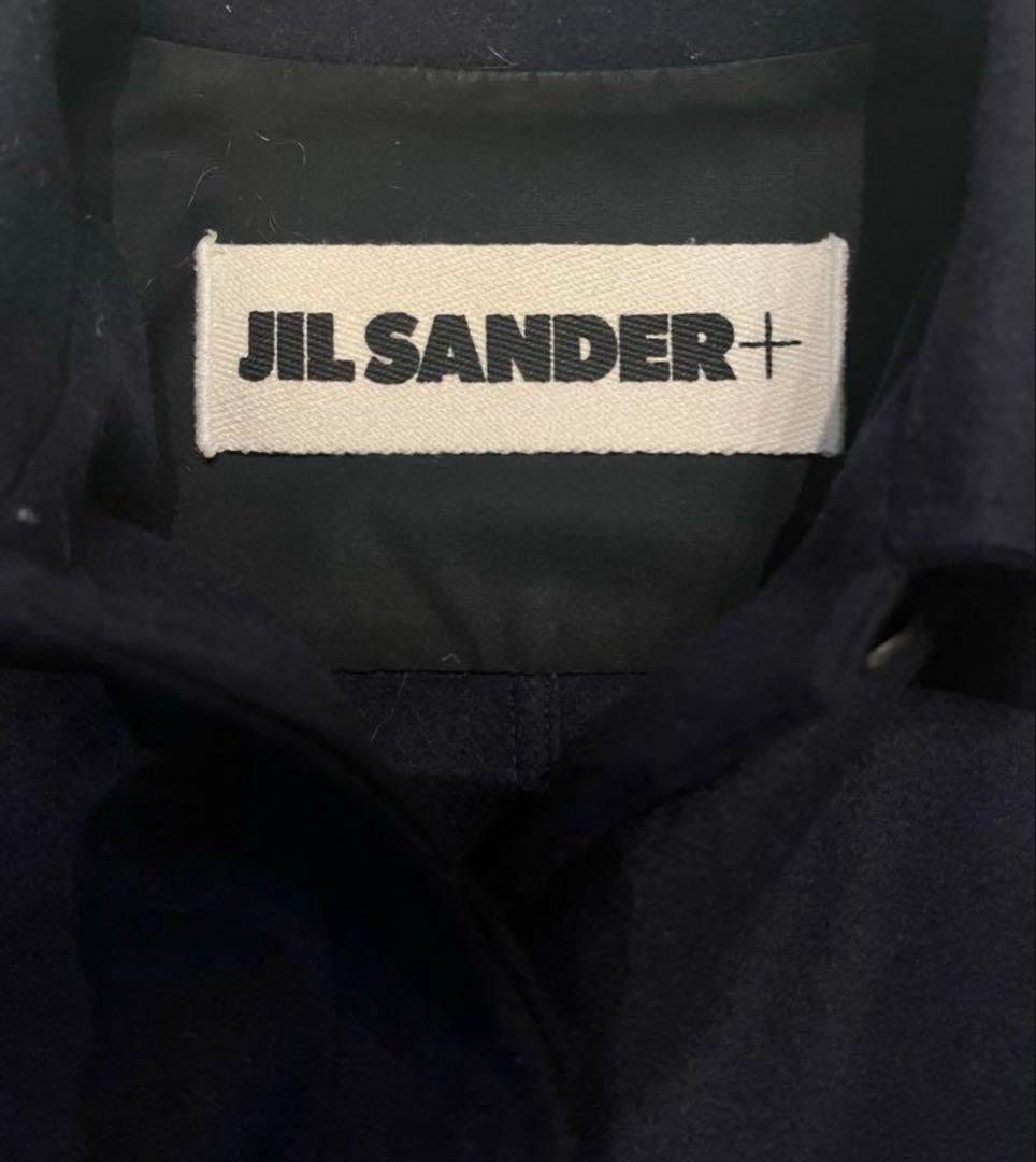 ジルサンダー＋　ネイビーコート