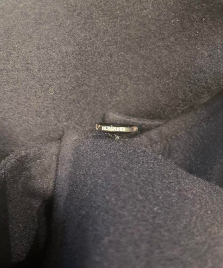 ジルサンダー＋　ネイビーコート