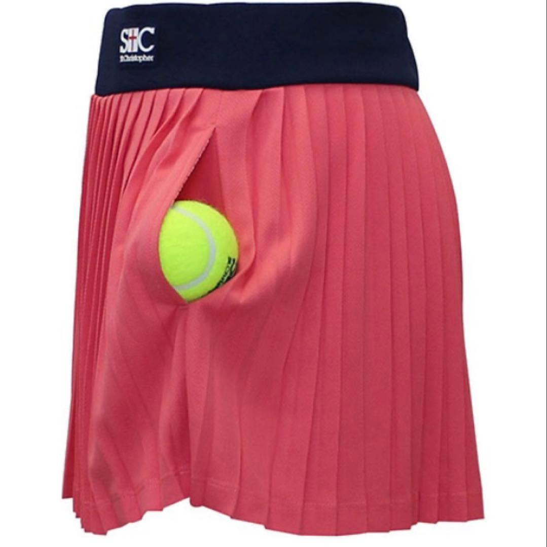 No.261 セントクリストファー✩.*˚総プリーツスコート☆コーラル☆