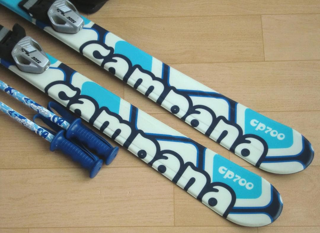 ■■送料無料■SWALLOW■子供用スキー4点セット■板130/靴23■WAX済