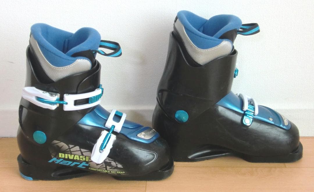 ■■送料無料■SWALLOW■子供用スキー4点セット■板130/靴23■WAX済