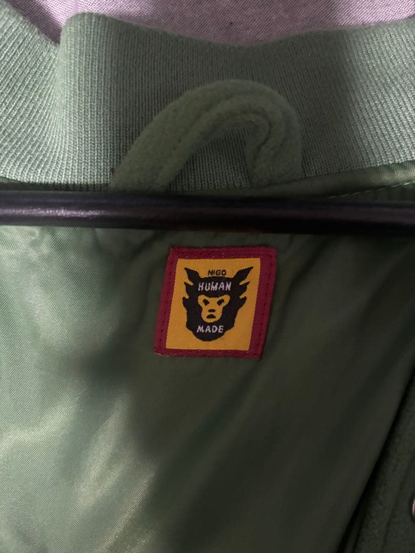 t*i様 HUMAN MADE スタジャン グリーン