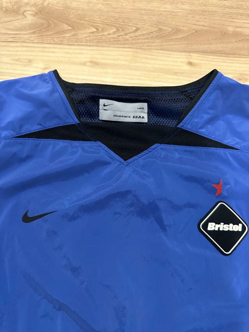 日本製 NIKE×FCRB ブリストル Wレイヤー ゲームシャツ