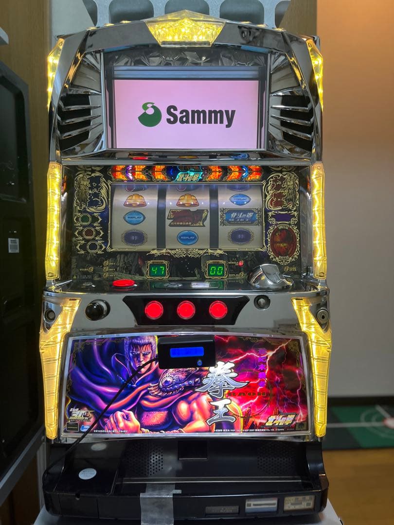 値下げしました。(送料込)パチスロ北斗の拳 転生の章 ラオウパネル 動作確認済