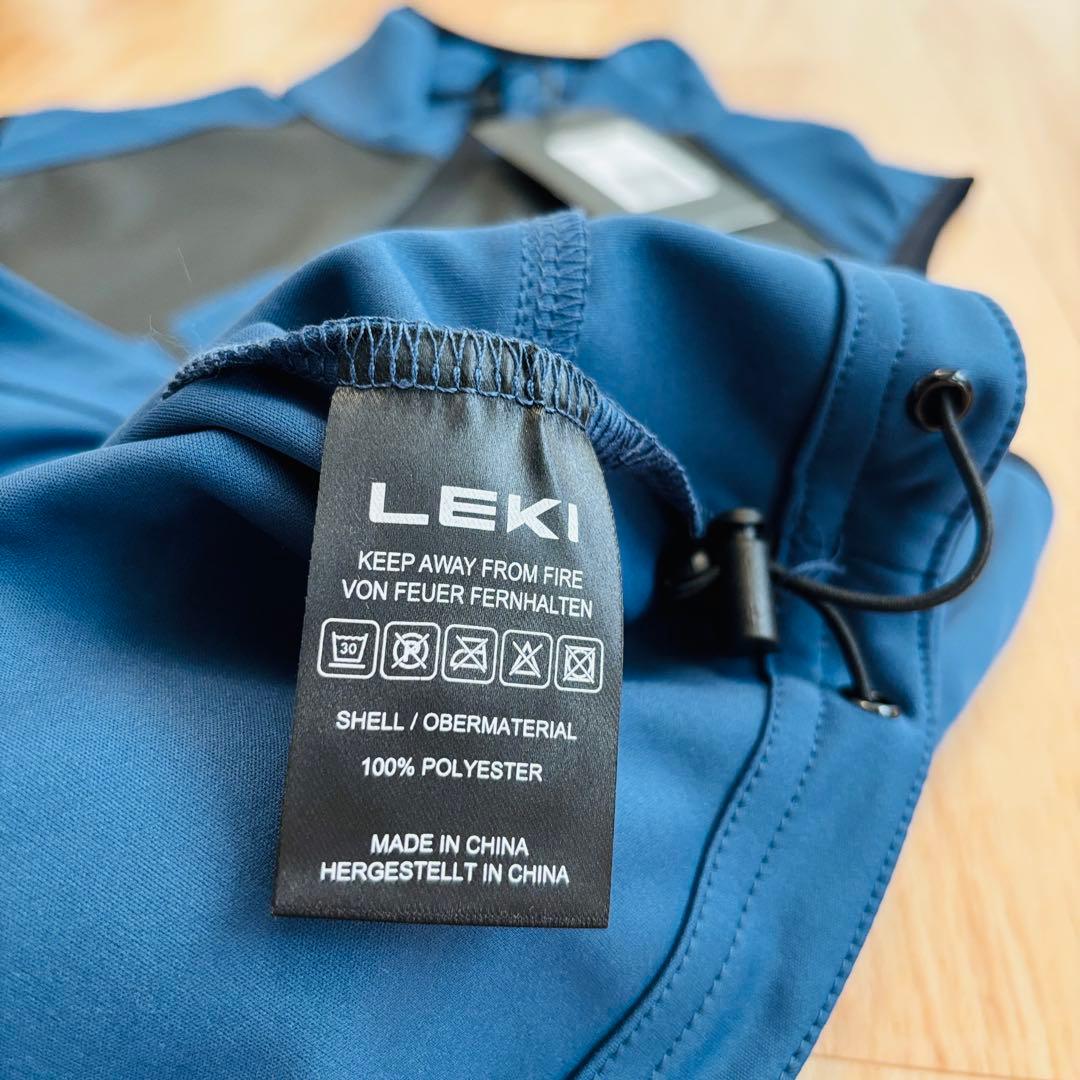 新品タグ付【ドイツ✴︎LEKIスポーツベスト】男女兼用Sネイビー✴︎ストレッチ素材