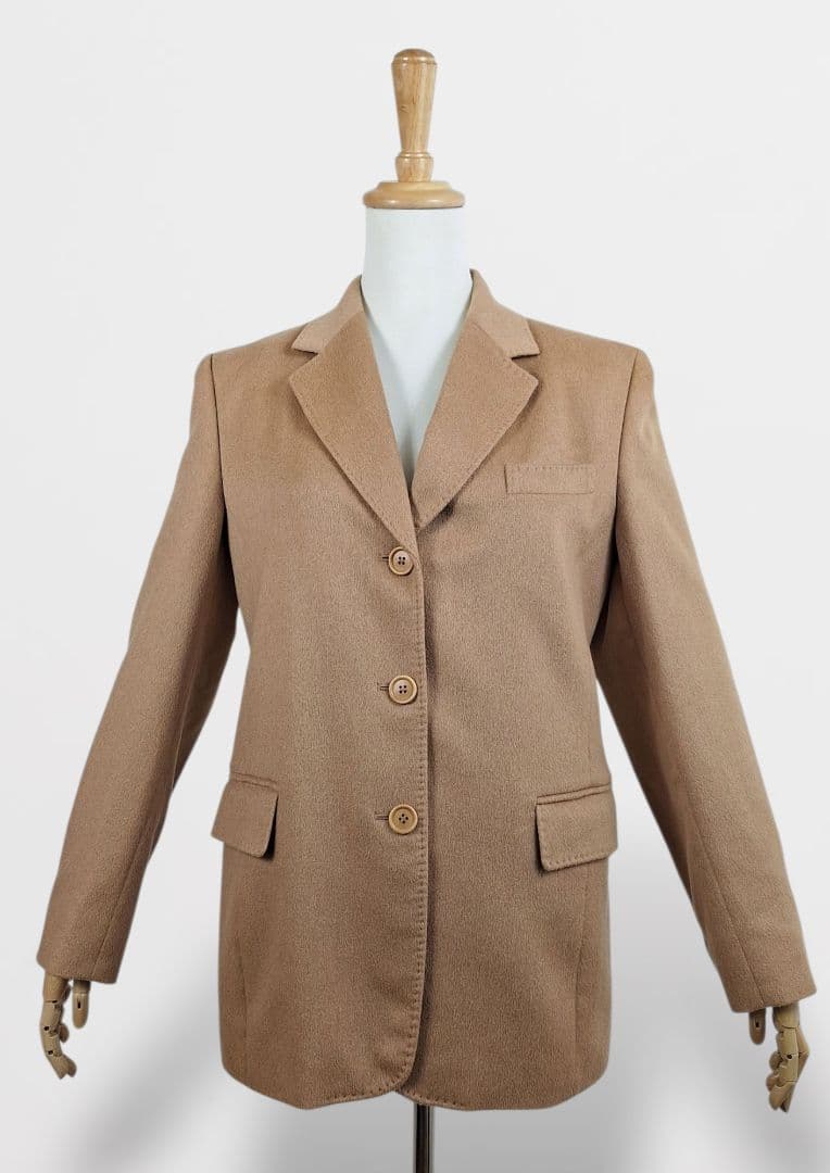 美品 MaxMara キャメルウールジャケット