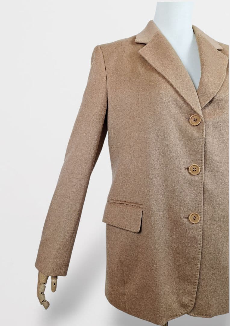 美品 MaxMara キャメルウールジャケット