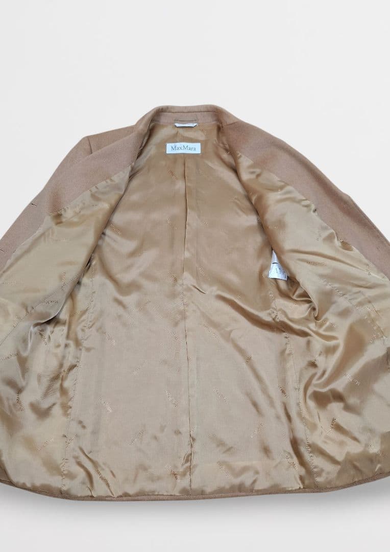 美品 MaxMara キャメルウールジャケット