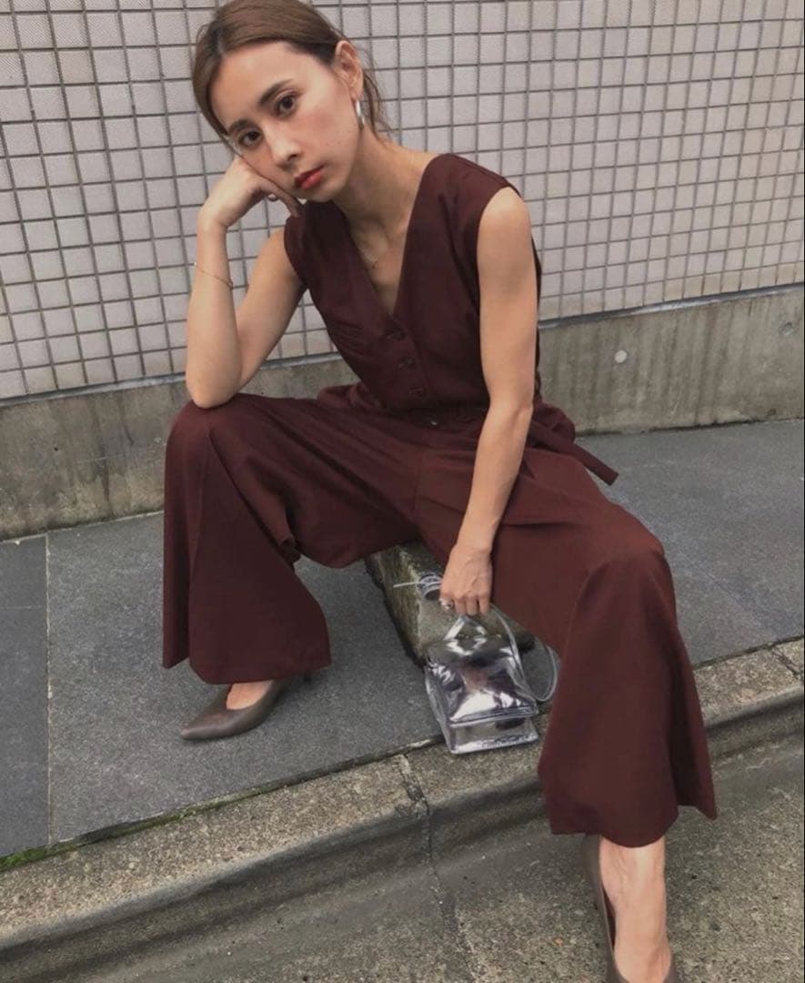 【ほぼ新品】アメリ Ameri VINTAGE VEST ALL IN ONE