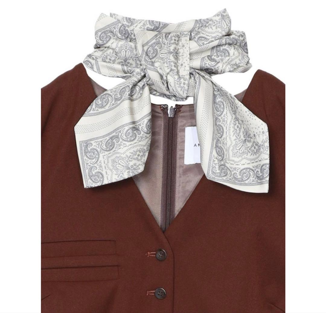 【ほぼ新品】アメリ Ameri VINTAGE VEST ALL IN ONE