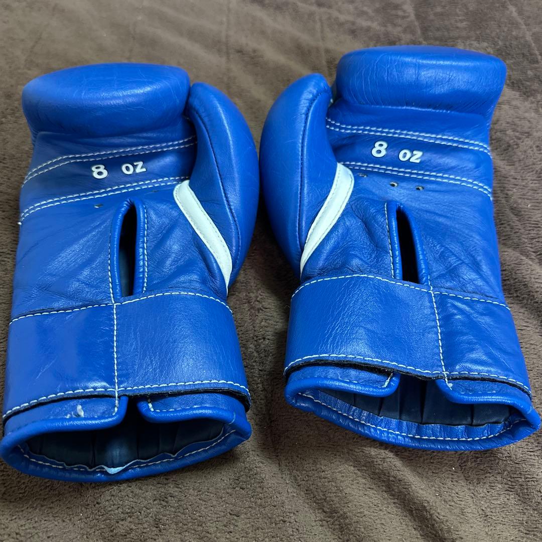 Winning ボクシンググローブ 8oz マジックテープ　青