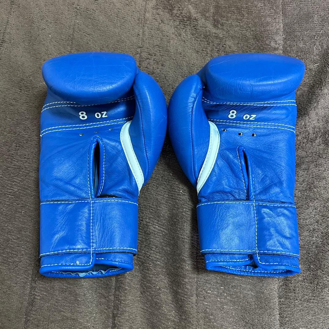 Winning ボクシンググローブ 8oz マジックテープ　青