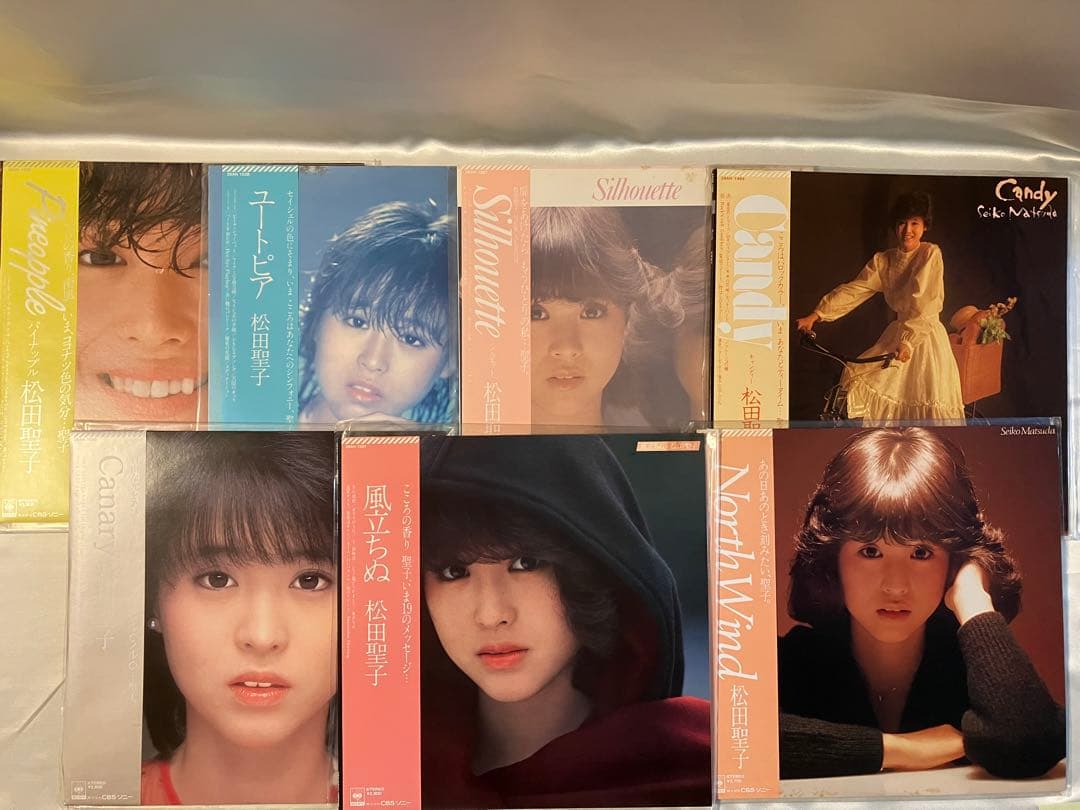 【帯付き】LPレコード　松田聖子　7種セット