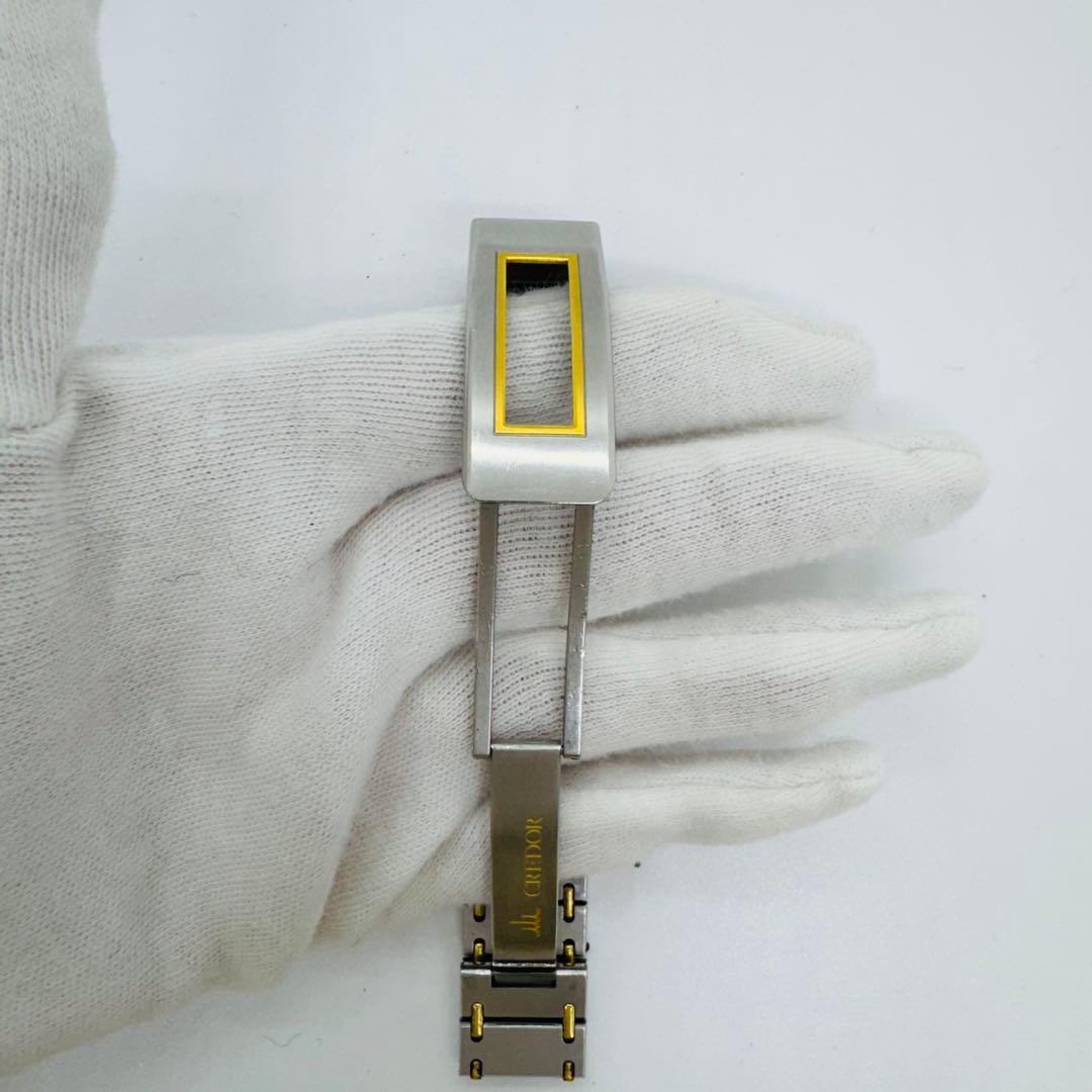 ✨SEIKO✨セイコー✨クレドール✨18KT✨シルバー文字盤✨クォーツ✨腕時計✨