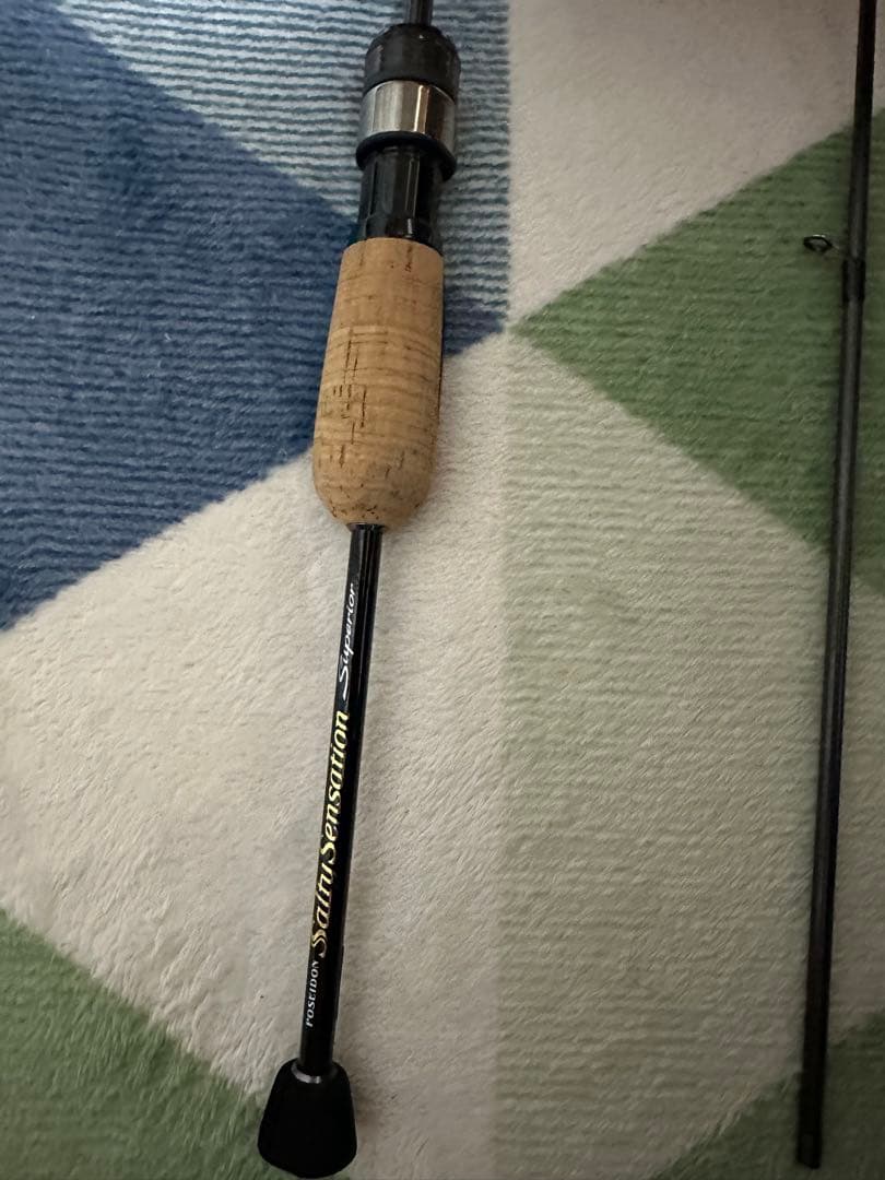 ルアーロッド コルクハンドル ガイド付き