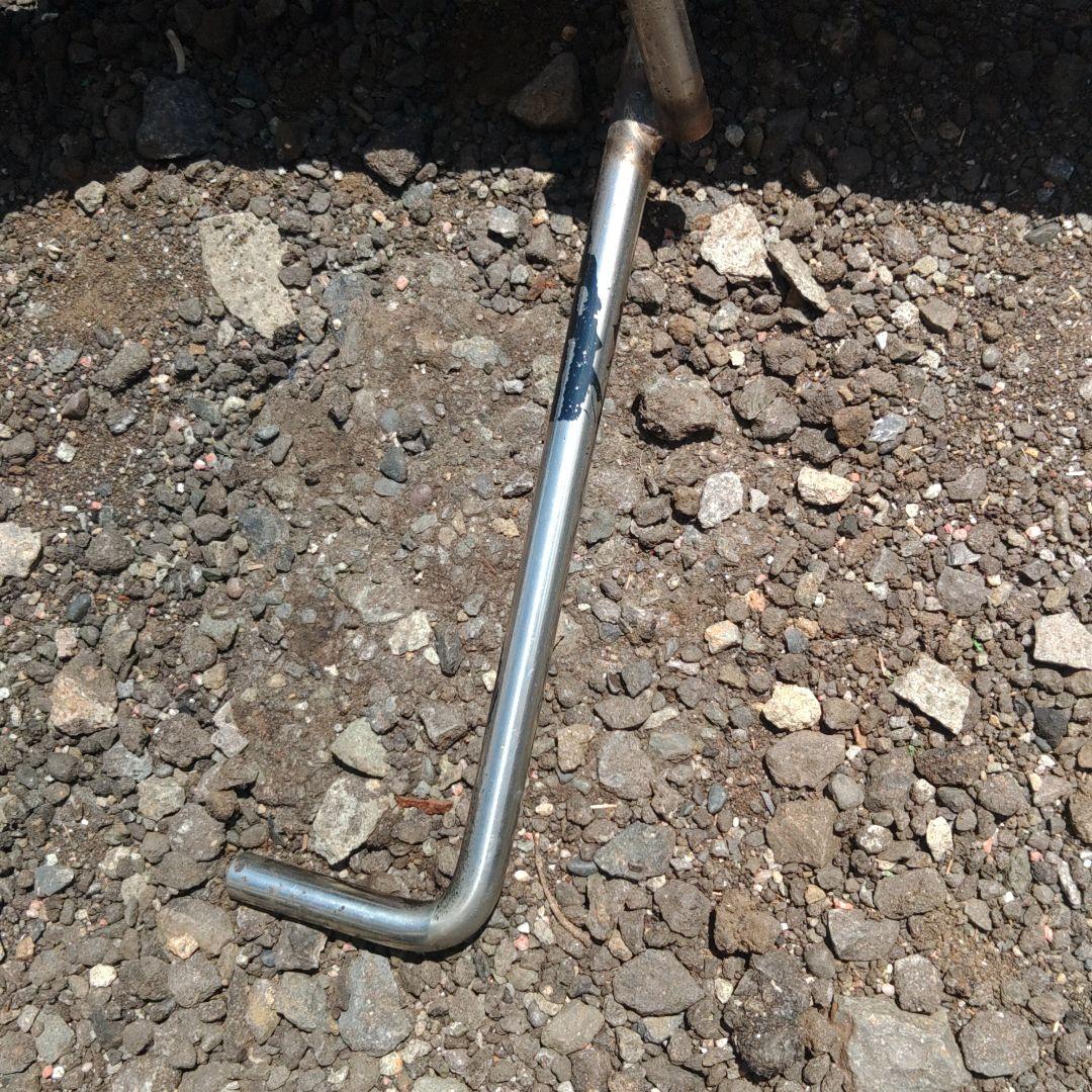 ステンレス製シングルアウトレットマフラー　ハイゼットカーゴターボ車s３３１v