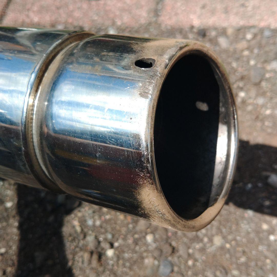 ステンレス製シングルアウトレットマフラー　ハイゼットカーゴターボ車s３３１v