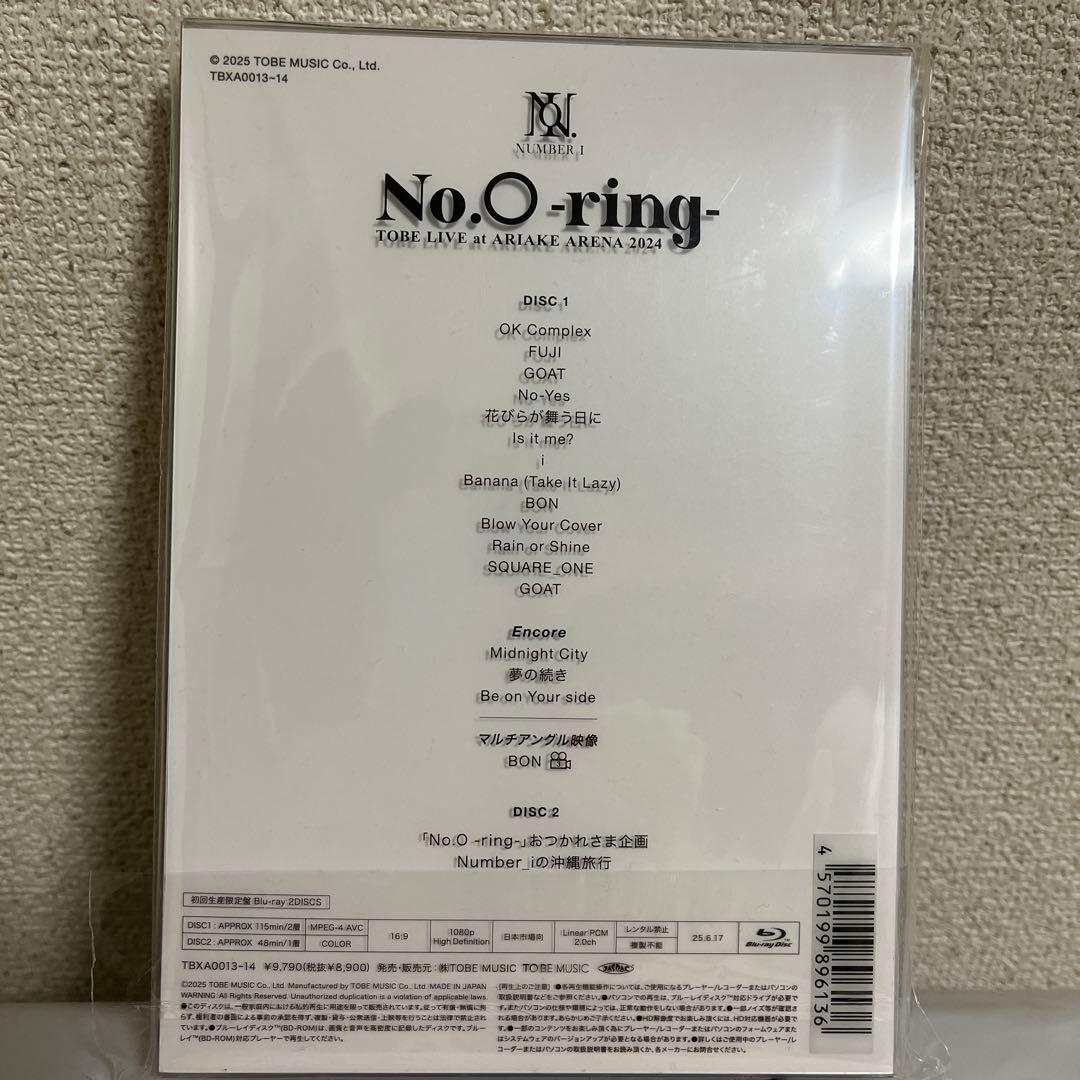 Number_i 初回限定盤No.O-ring