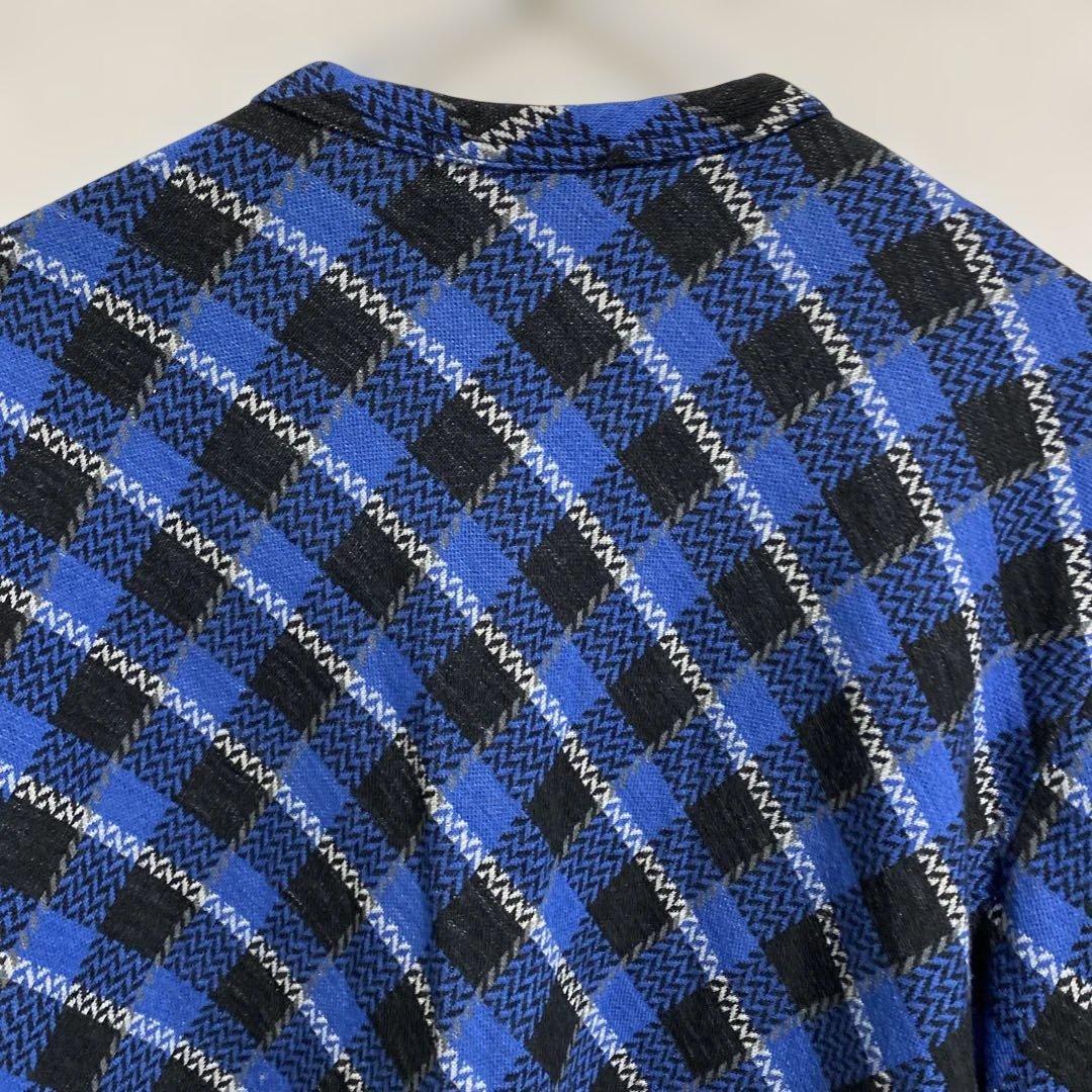 希少 コムデギャルソンオムプリュス エバーグリーン チェック カットソー M