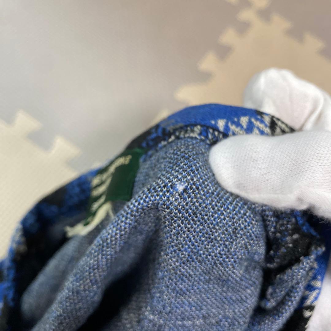 希少 コムデギャルソンオムプリュス エバーグリーン チェック カットソー M