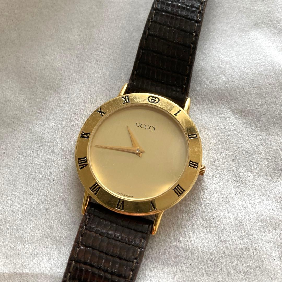 ♦*♦様 【GUCCI】クォーツアナログ腕時計3000.2.M