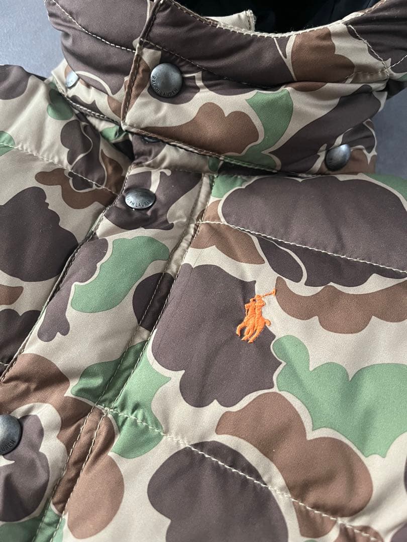 Polo Ralph Lauren ダウン ジャケット キッズ カモフラ 美品