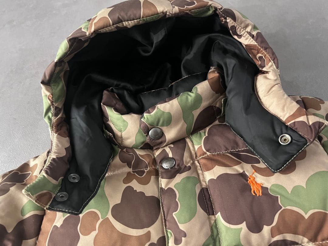 Polo Ralph Lauren ダウン ジャケット キッズ カモフラ 美品