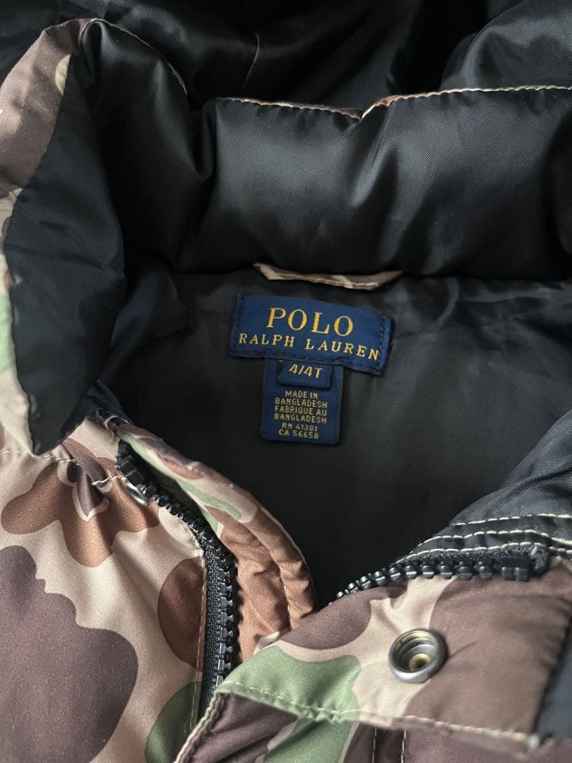 Polo Ralph Lauren ダウン ジャケット キッズ カモフラ 美品