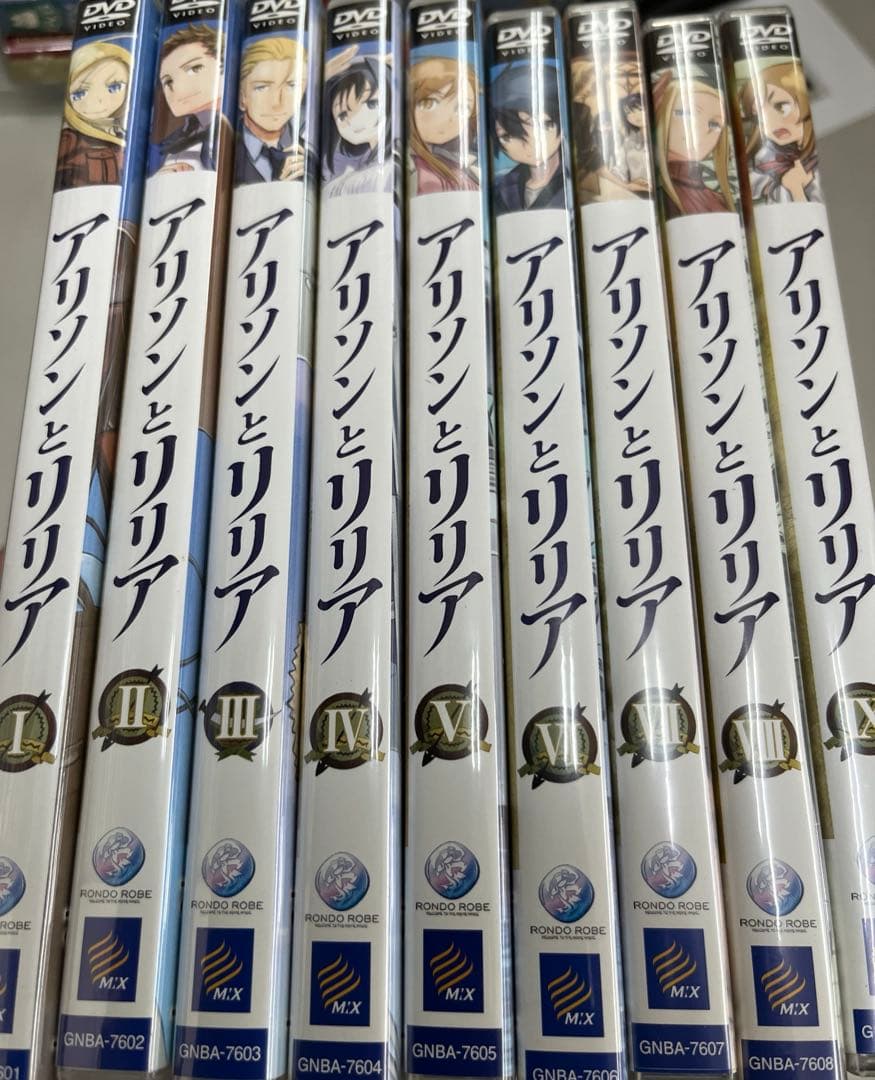 アリソンとリリア 初回版　全9巻セット　全巻　DVD
