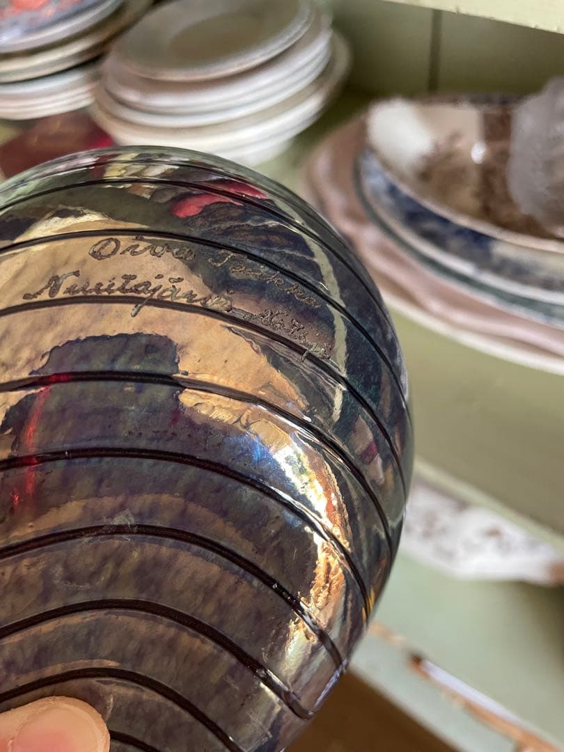 Nuutajarvi イッタラバード ガラス キジ オイバトイッカ