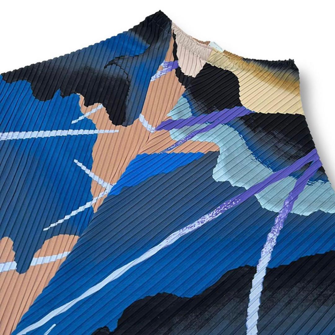 【ISSEY MIYAKE】19ss 総柄 変形シルエット サルエルパンツ 2