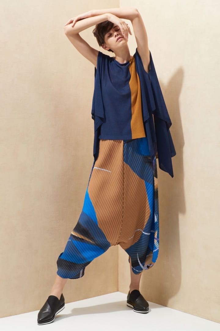 【ISSEY MIYAKE】19ss 総柄 変形シルエット サルエルパンツ 2